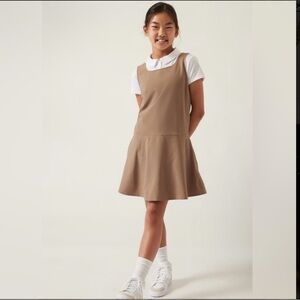 Athleta Tan School Days Dress 8-10